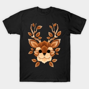 Deer of leaves T-Shirt